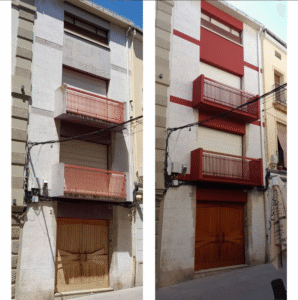 Abans/després pintar façana